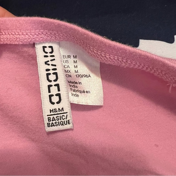 Divided H&M Basic Tube Top Pink Purple M - Picture 5 of 6